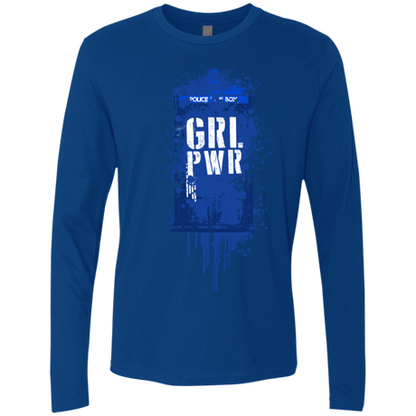 T-Shirts Royal / S Girl Power Men's Premium Long Sleeve