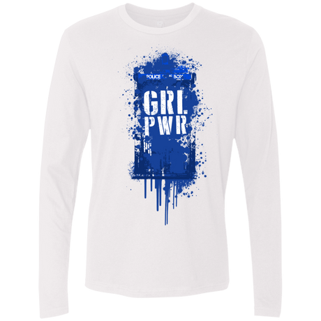 T-Shirts White / S Girl Power Men's Premium Long Sleeve