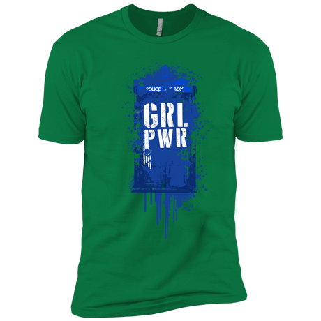 T-Shirts Kelly Green / X-Small Girl Power Men's Premium T-Shirt