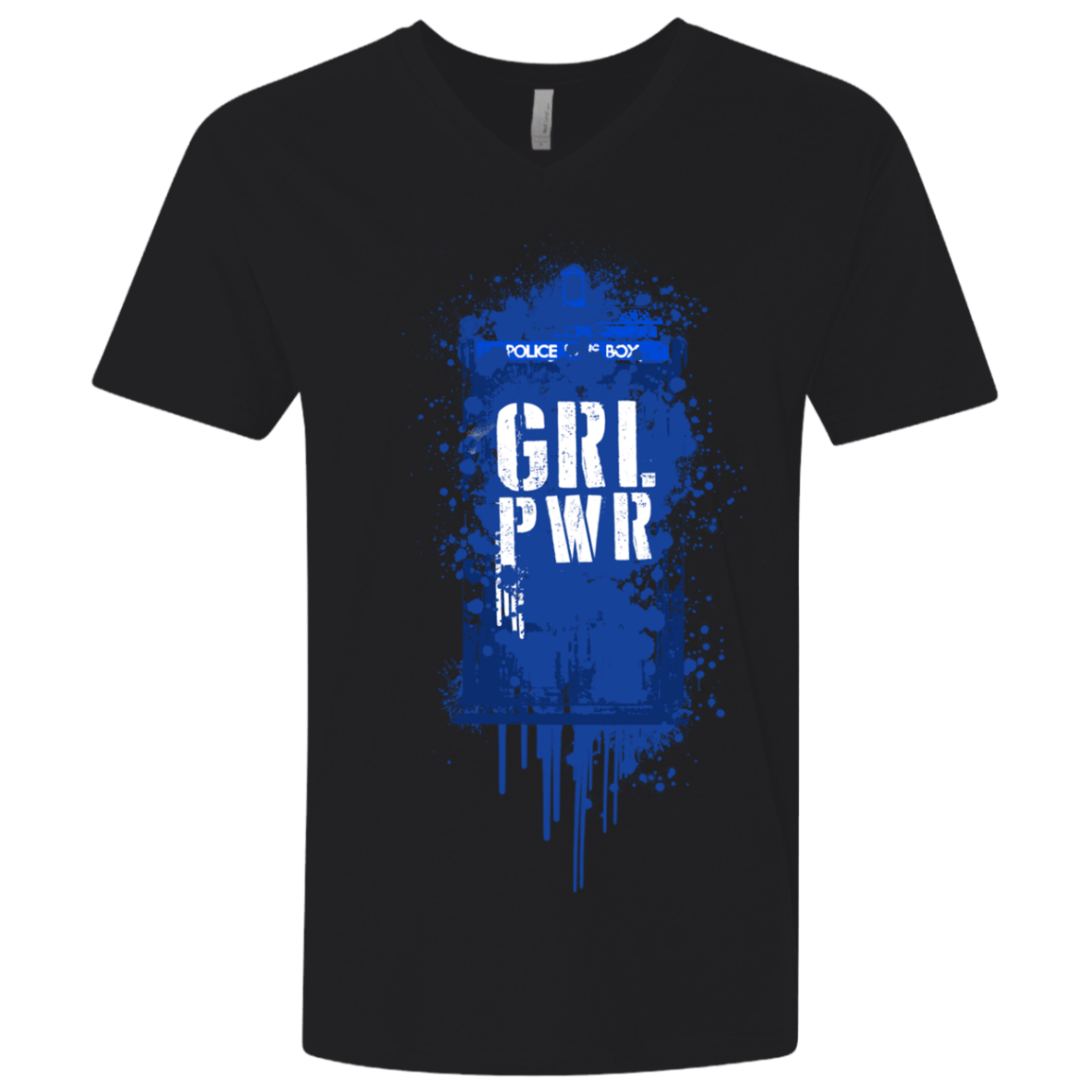 T-Shirts Black / X-Small Girl Power Men's Premium V-Neck