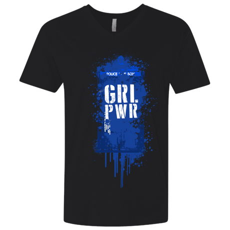T-Shirts Black / X-Small Girl Power Men's Premium V-Neck