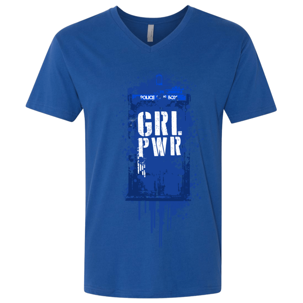 T-Shirts Royal / X-Small Girl Power Men's Premium V-Neck