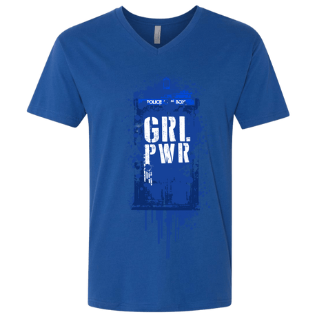 T-Shirts Royal / X-Small Girl Power Men's Premium V-Neck