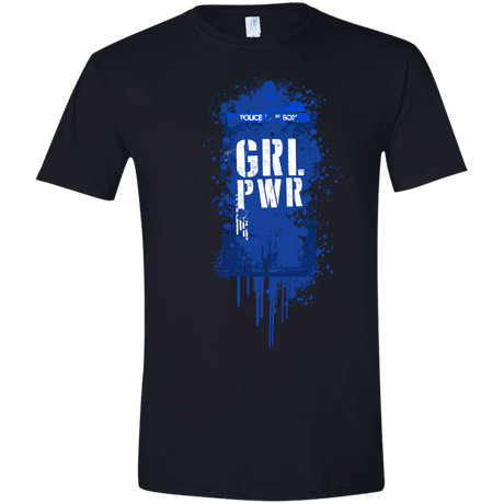 T-Shirts Black / X-Small Girl Power Men's Semi-Fitted Softstyle