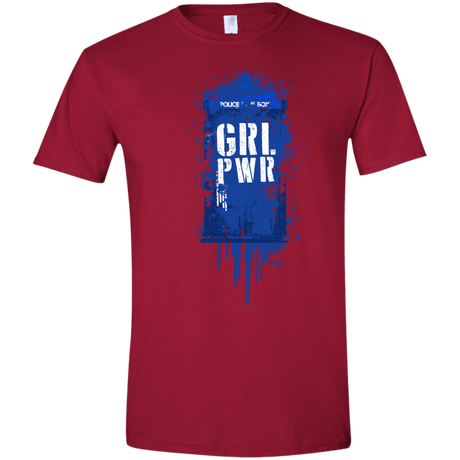 T-Shirts Cardinal Red / S Girl Power Men's Semi-Fitted Softstyle