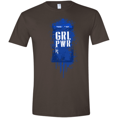 T-Shirts Dark Chocolate / S Girl Power Men's Semi-Fitted Softstyle
