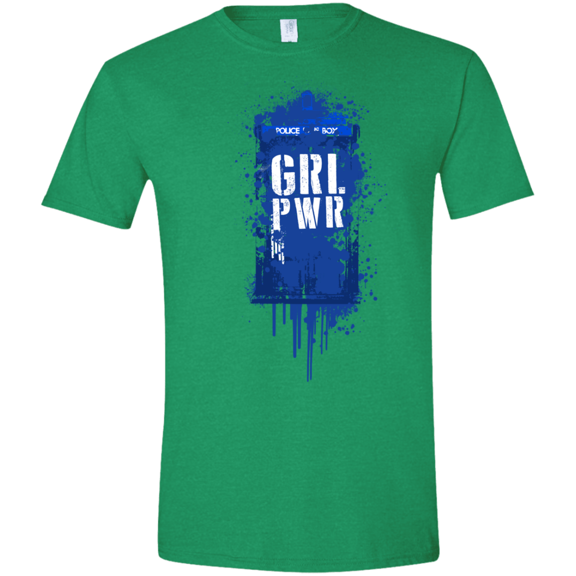 T-Shirts Heather Irish Green / S Girl Power Men's Semi-Fitted Softstyle
