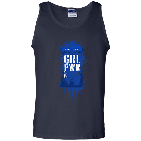 T-Shirts Navy / S Girl Power Men's Tank Top