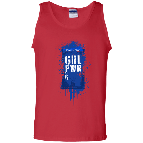 T-Shirts Red / S Girl Power Men's Tank Top