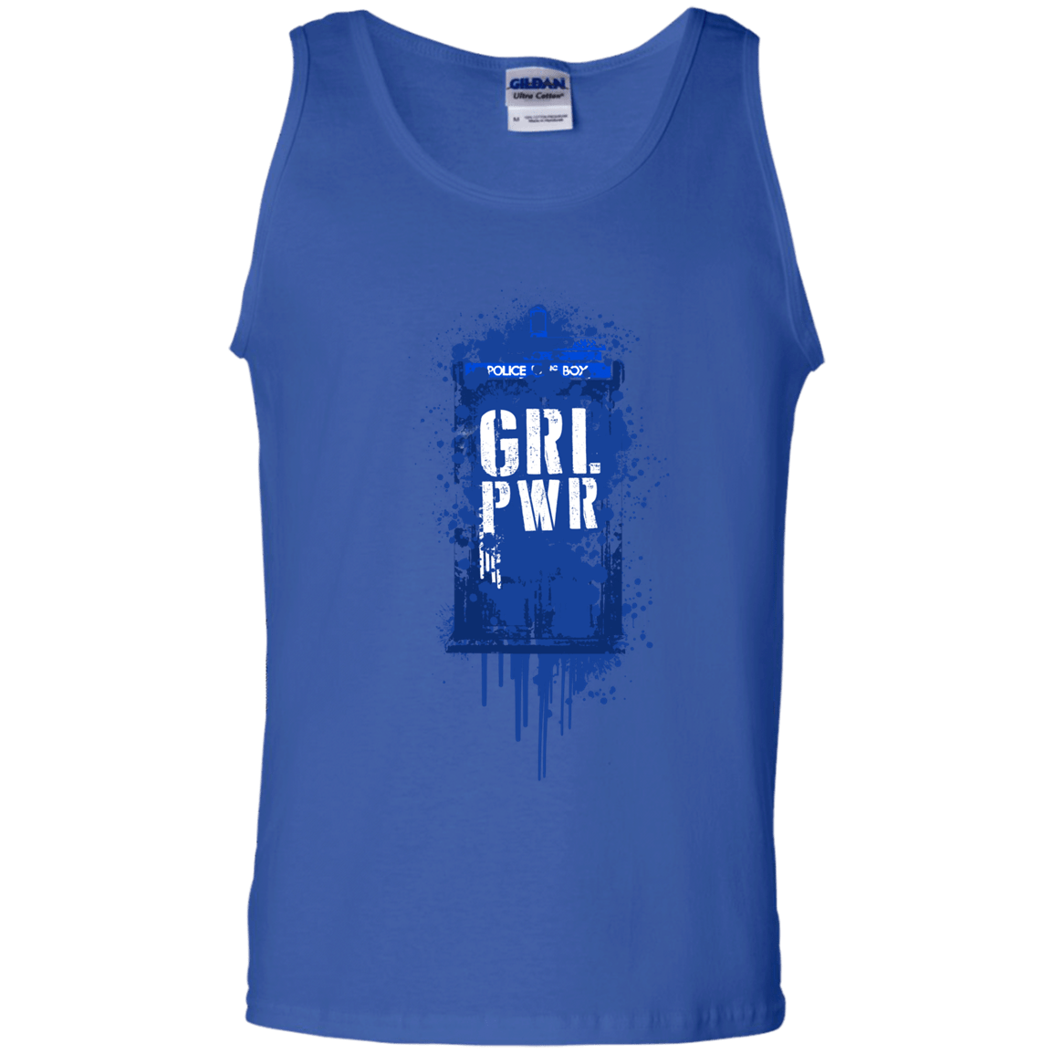 T-Shirts Royal / S Girl Power Men's Tank Top
