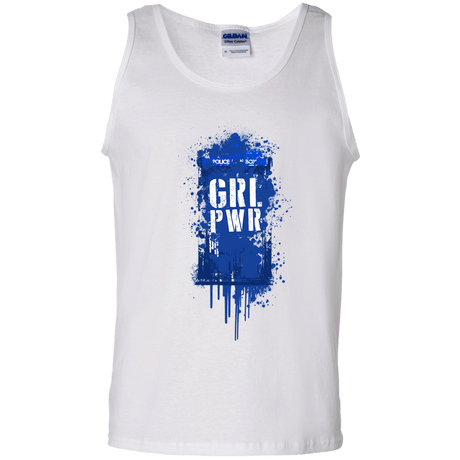 T-Shirts White / S Girl Power Men's Tank Top