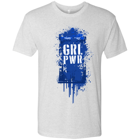 T-Shirts Heather White / S Girl Power Men's Triblend T-Shirt