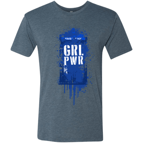 T-Shirts Indigo / S Girl Power Men's Triblend T-Shirt