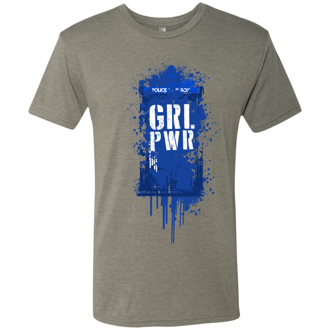 T-Shirts Venetian Grey / S Girl Power Men's Triblend T-Shirt