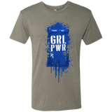 T-Shirts Venetian Grey / S Girl Power Men's Triblend T-Shirt