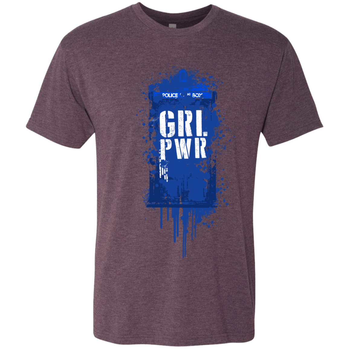 T-Shirts Vintage Purple / S Girl Power Men's Triblend T-Shirt