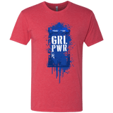 T-Shirts Vintage Red / S Girl Power Men's Triblend T-Shirt