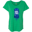 T-Shirts Envy / X-Small Girl Power Triblend Dolman Sleeve