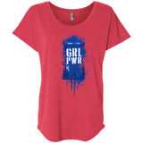 T-Shirts Vintage Red / X-Small Girl Power Triblend Dolman Sleeve