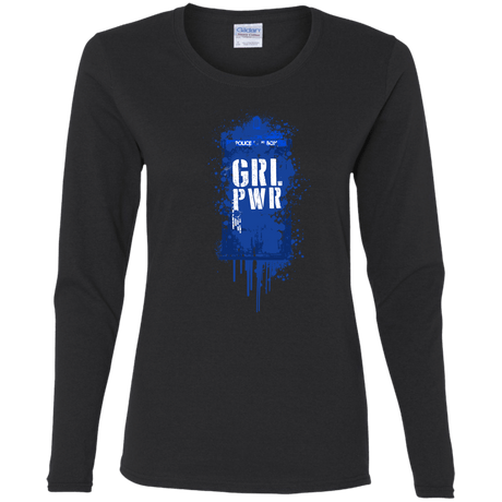 T-Shirts Black / S Girl Power Women's Long Sleeve T-Shirt