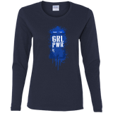 T-Shirts Navy / S Girl Power Women's Long Sleeve T-Shirt