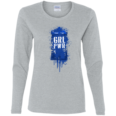 T-Shirts Sport Grey / S Girl Power Women's Long Sleeve T-Shirt