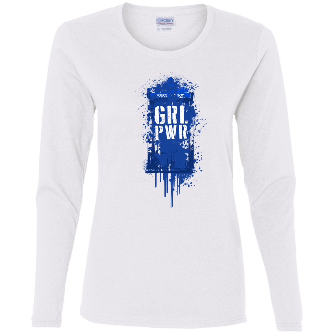 T-Shirts White / S Girl Power Women's Long Sleeve T-Shirt