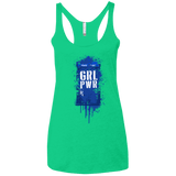 T-Shirts Envy / X-Small Girl Power Women's Triblend Racerback Tank