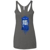T-Shirts Premium Heather / X-Small Girl Power Women's Triblend Racerback Tank