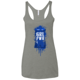 T-Shirts Venetian Grey / X-Small Girl Power Women's Triblend Racerback Tank