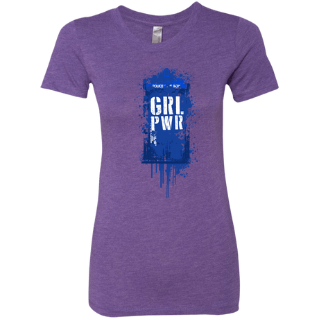 T-Shirts Purple Rush / S Girl Power Women's Triblend T-Shirt