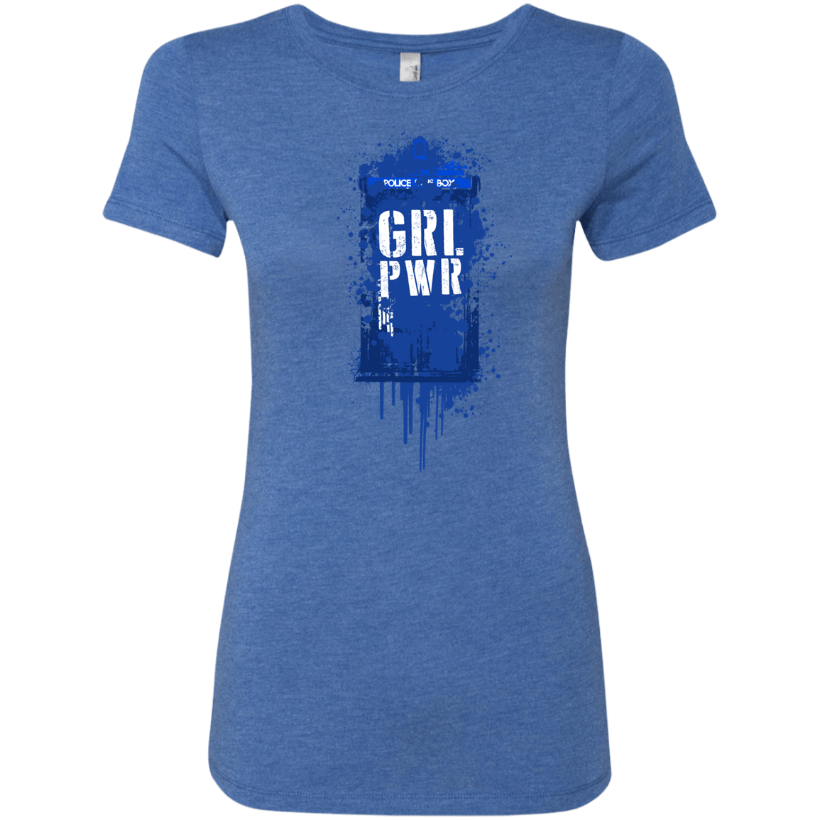 T-Shirts Vintage Royal / S Girl Power Women's Triblend T-Shirt