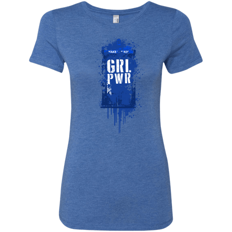 T-Shirts Vintage Royal / S Girl Power Women's Triblend T-Shirt