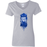 T-Shirts Sport Grey / S Girl Power Women's V-Neck T-Shirt