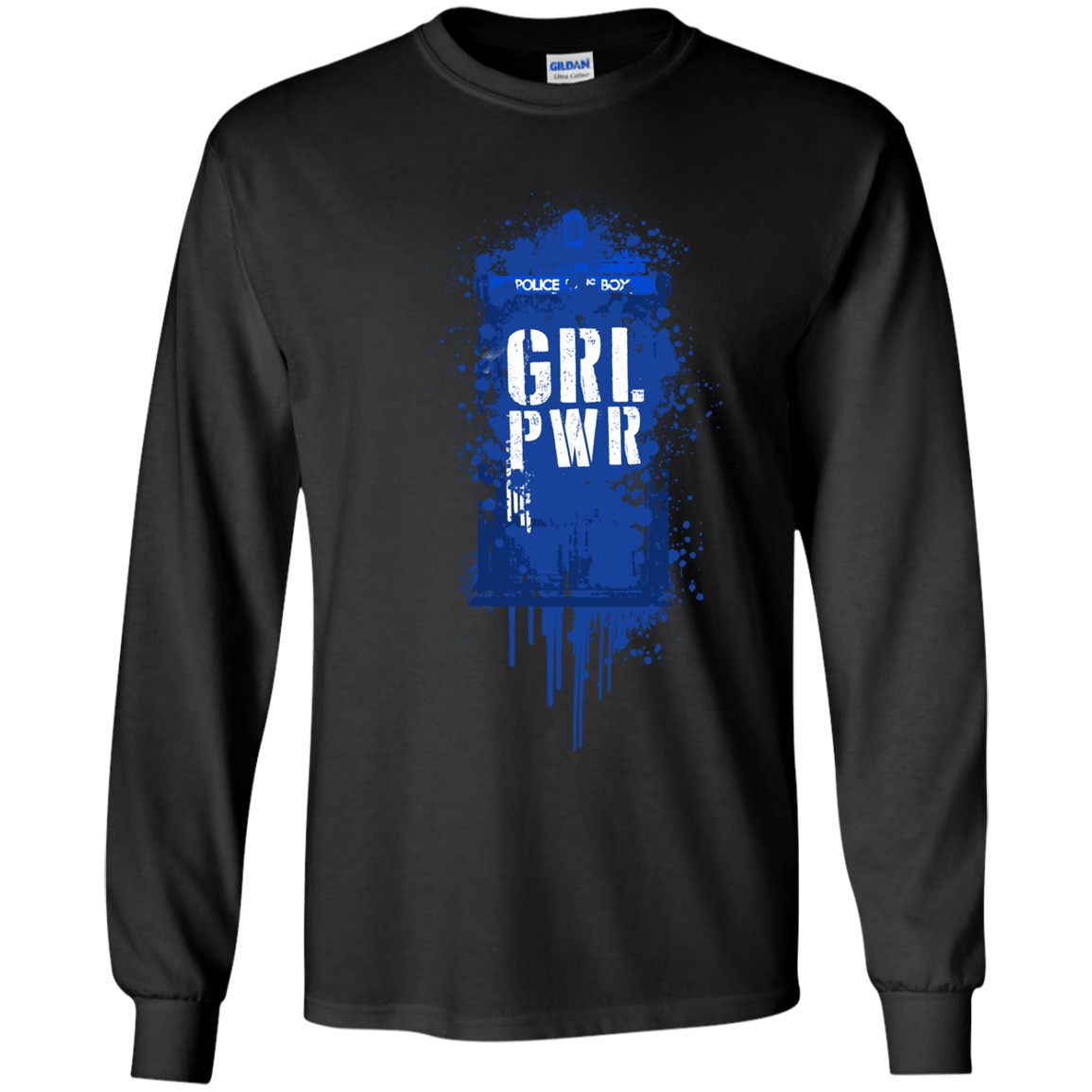 T-Shirts Black / YS Girl Power Youth Long Sleeve T-Shirt
