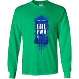 T-Shirts Irish Green / YS Girl Power Youth Long Sleeve T-Shirt