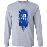 T-Shirts Sport Grey / YS Girl Power Youth Long Sleeve T-Shirt