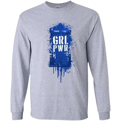 T-Shirts Sport Grey / YS Girl Power Youth Long Sleeve T-Shirt