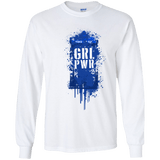 T-Shirts White / YS Girl Power Youth Long Sleeve T-Shirt
