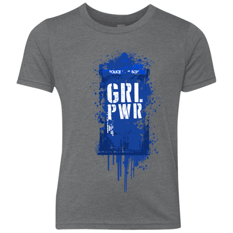 T-Shirts Premium Heather / YXS Girl Power Youth Triblend T-Shirt