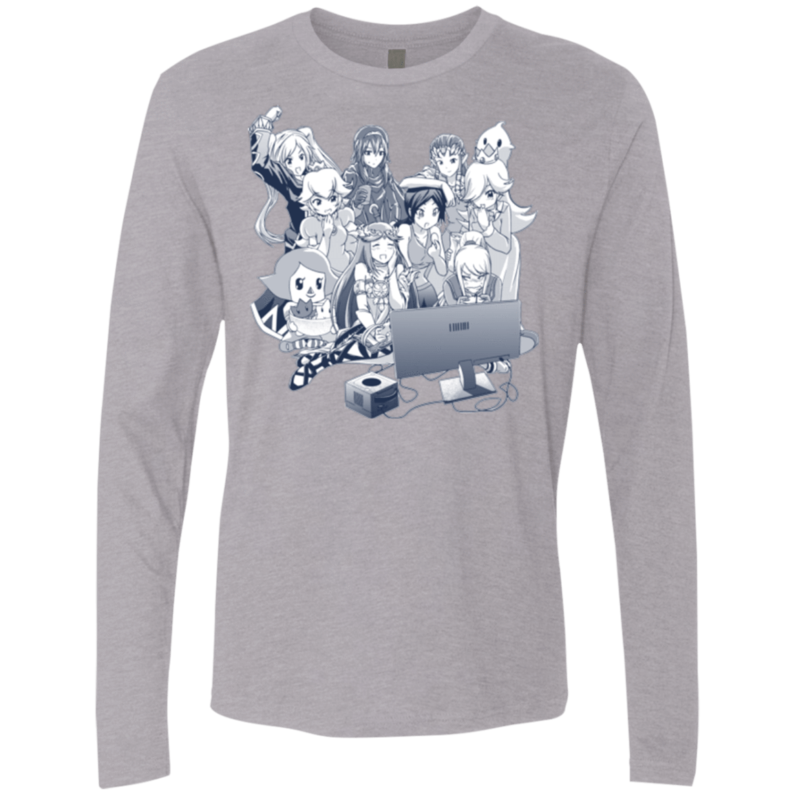 T-Shirts Heather Grey / Small Girls Night Out Men's Premium Long Sleeve