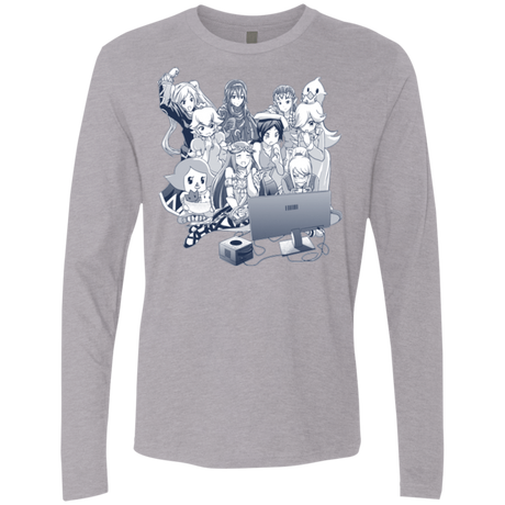 T-Shirts Heather Grey / Small Girls Night Out Men's Premium Long Sleeve