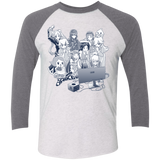T-Shirts Heather White/Premium Heather / X-Small Girls Night Out Triblend 3/4 Sleeve