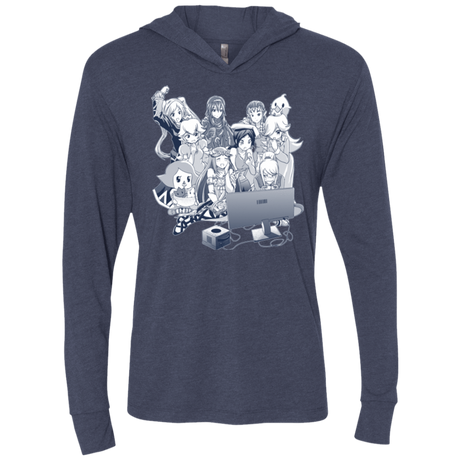 T-Shirts Vintage Navy / X-Small Girls Night Out Triblend Long Sleeve Hoodie Tee