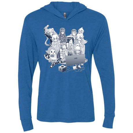 T-Shirts Vintage Royal / X-Small Girls Night Out Triblend Long Sleeve Hoodie Tee