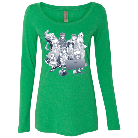 T-Shirts Envy / Small Girls Night Out Women's Triblend Long Sleeve Shirt