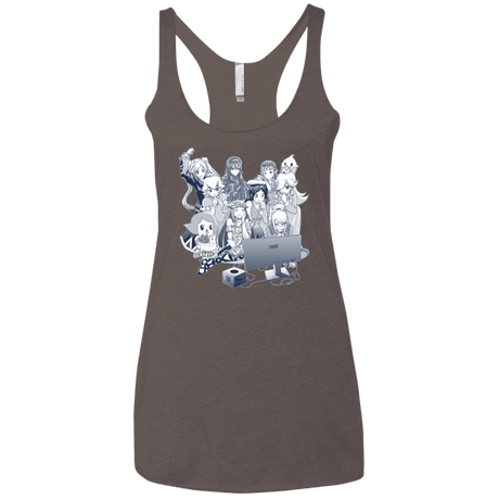 T-Shirts Macchiato / X-Small Girls Night Out Women's Triblend Racerback Tank