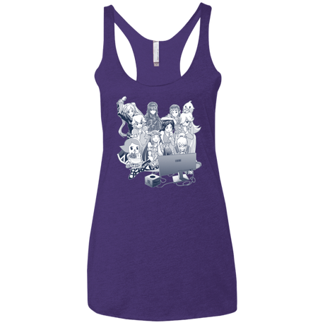 T-Shirts Purple / X-Small Girls Night Out Women's Triblend Racerback Tank