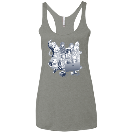 T-Shirts Venetian Grey / X-Small Girls Night Out Women's Triblend Racerback Tank