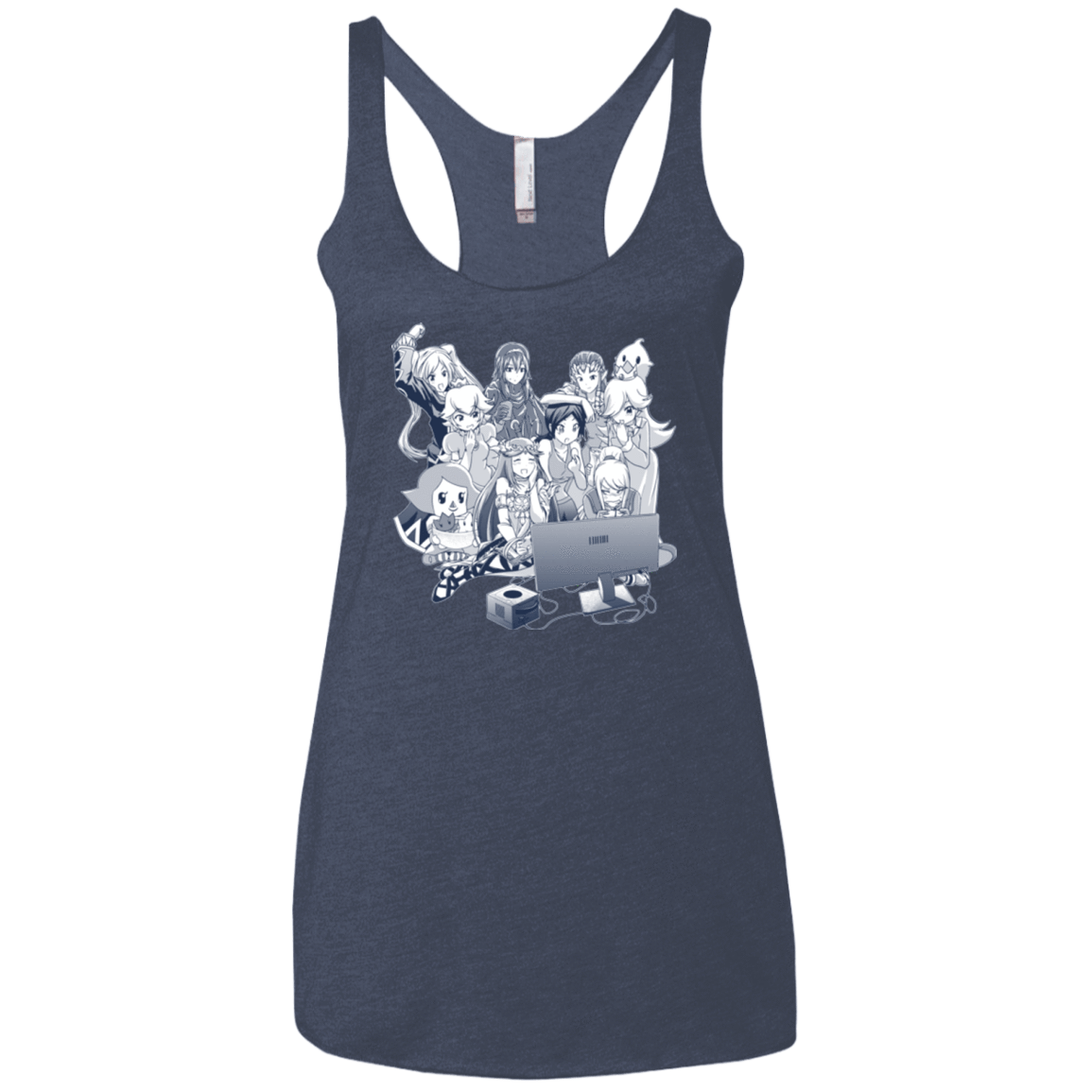 T-Shirts Vintage Navy / X-Small Girls Night Out Women's Triblend Racerback Tank